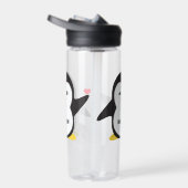 Aangepaste naam Cute Penguin Waterfles (Rechts)