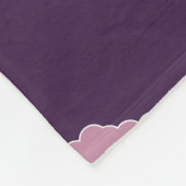 Aangepaste naam Cute Pink Llamas Fleece Deken (Hoek)