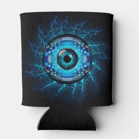 Aangepaste naam Cyber Circuit Eye Blikjeskoeler (Achterkant)