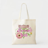 Aangepaste naam Daisy Bloemenmeisje Tote Bag (Voorkant)