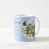 Aangepaste naam Daisy Meadow Koffiemok (Voorkant rechts)