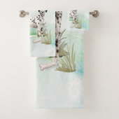 Aangepaste naam Dalmatian Pet Dog Bad Handdoek (Insitu)