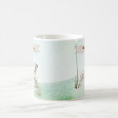 Aangepaste naam Dalmatian Pet Dog Koffiemok (Center)