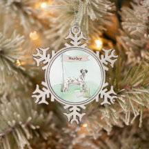 Aangepaste naam Dalmatian Pet Dog