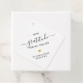 Aangepaste Naam Dankbaarheid Modern Script Dank u Bedankjes Labels (In situ)