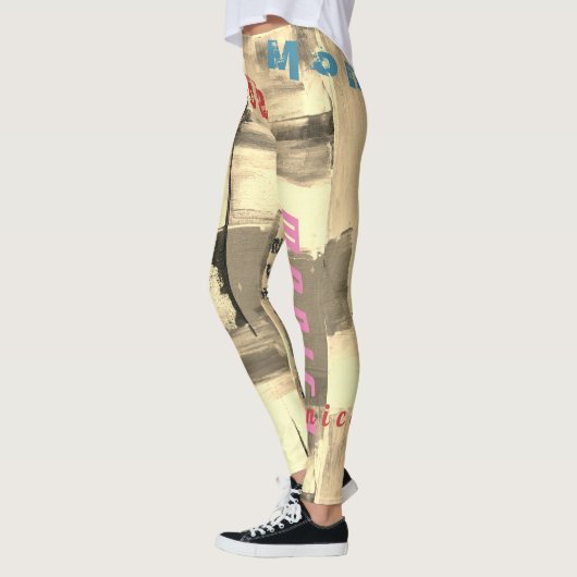 Aangepaste Naam Dans Leggings (Links)