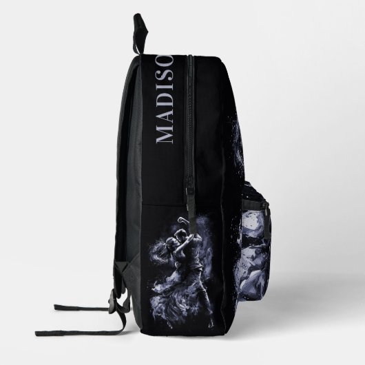 Aangepaste naam Dansen Paar Bedrukte Rugzak (Links)