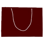 Aangepaste naam datum bordeauxrood trouwthema groot cadeauzakje (Achterkant)
