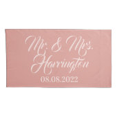 Aangepaste naam, datum en kleur kussenslopen (Achterkant-Rechts)