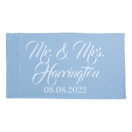 Aangepaste naam, datum en kleur kussenslopen (Achterkant-Links)