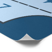 Aangepaste naam, datum en locatie poster "Party Ti (Hoek)