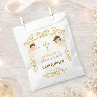 Aangepaste naam & datum engel doopgeschenk bedankzakje