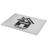 Aangepaste naam & datum Housewarming Home Snijplank (Hoek)