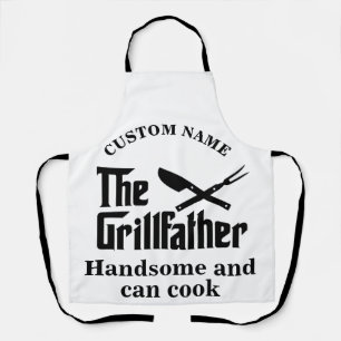 Aangepaste naam De Grillfather chef-kok Schort