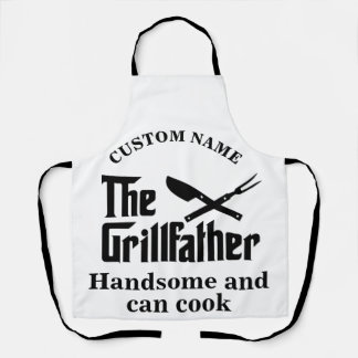 Aangepaste naam De Grillfather chef-kok Schort