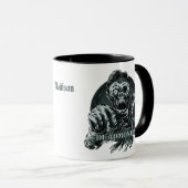 Aangepaste naam DEADMONTON-mokken Mok (Voorkant rechts)