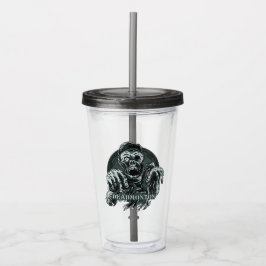 Aangepaste naam DEADMONTON tumblers Acryl Drinkbeker