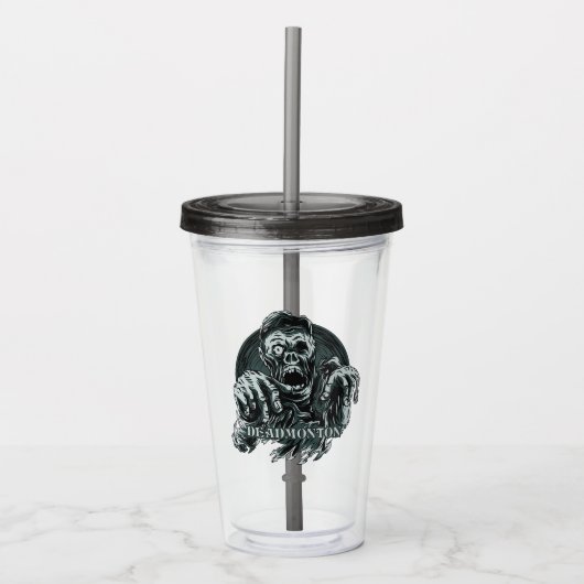 Aangepaste naam DEADMONTON tumblers Acryl Drinkbeker (Voorkant)