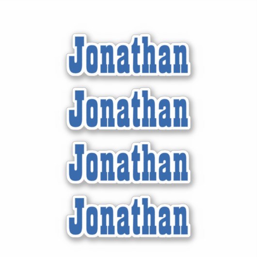 Aangepaste naam Decal Custom Times Four Sticker (Voorkant)