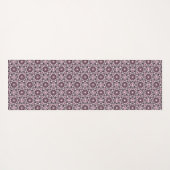 Aangepaste Naam Deco Dusky Roos Cherry Blossom Man Yogamat (Achterkant (horizontaal))