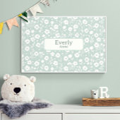  aangepaste naam Decor Nursery Girls Room Poster