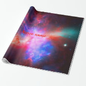 Aangepaste naam, Deep Space Phenomena Cigar Galaxy Cadeaupapier (Uitgerold)