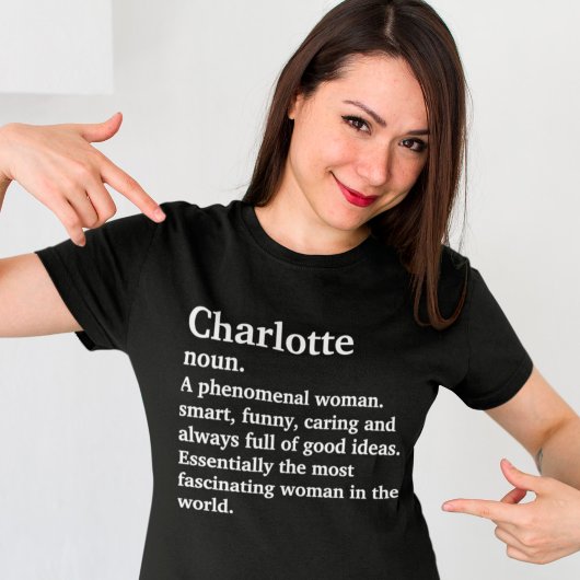 Aangepaste naam - Definitie T-shirt