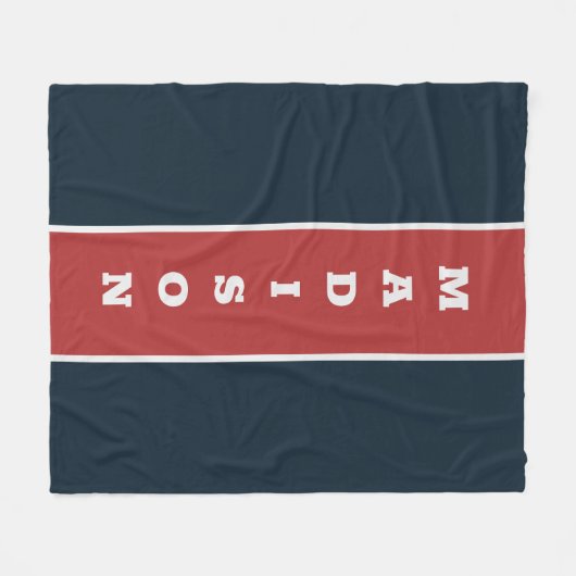 Aangepaste naam deken (Voorkant (Horizontaal))