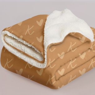 Aangepaste Naam Deken, Gift voor Kinderen, Moeders Sherpa Deken