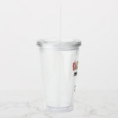 Aangepaste naam Dental Assistant Cadeaubon Acryl Drinkbeker (Rechts)