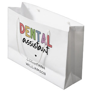 Aangepaste naam Dental Assistant Cadeaubon Groot Cadeauzakje