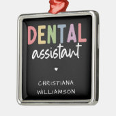 Aangepaste naam Dental Assistant Cadeaubon Metalen Ornament (Links)