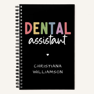 Aangepaste naam Dental Assistant Cadeaubon Notitieboek