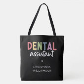 Aangepaste naam Dental Assistant Cadeaubon Tote Bag (Voorkant)