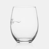 Aangepaste naam Dental Leopard Print Tooth Cadeau Wijnglas Zonder Voet (Links)