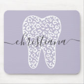 Aangepaste naam Dental Leopard Print Tooth Muismat (Voorkant)