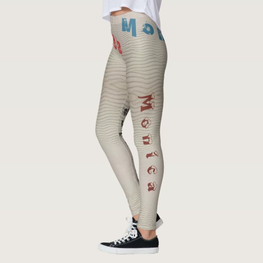 Aangepaste naam Desert Sand Leggings (Links)
