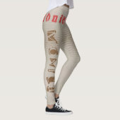 Aangepaste naam Desert Sand Leggings (Rechts)