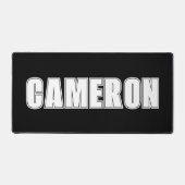 Aangepaste naam desk mat voor computer tafel (Voorkant)