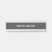 Aangepaste naam Deurteken Kies uw kleuren en lette Deurbordje (Voorkant)