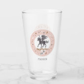 Aangepaste Naam Dierenriem Teken Boogschutter Glas (Achterkant)