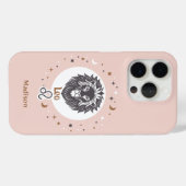 Aangepaste naam Dierenriem Teken Leo Case-Mate iPhone Case (Achterkant (horizontaal))