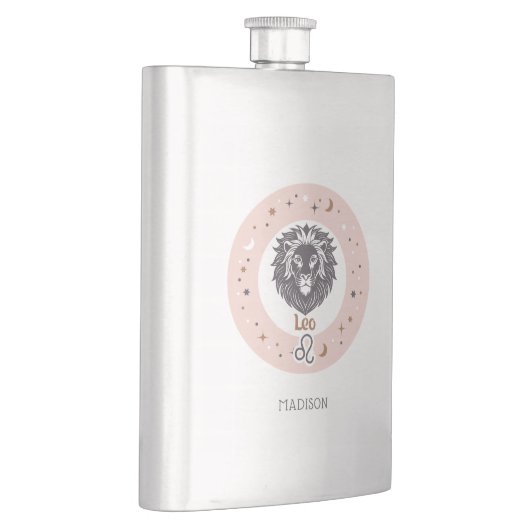 Aangepaste naam Dierenriem Teken Leo Flacon (Rechts)