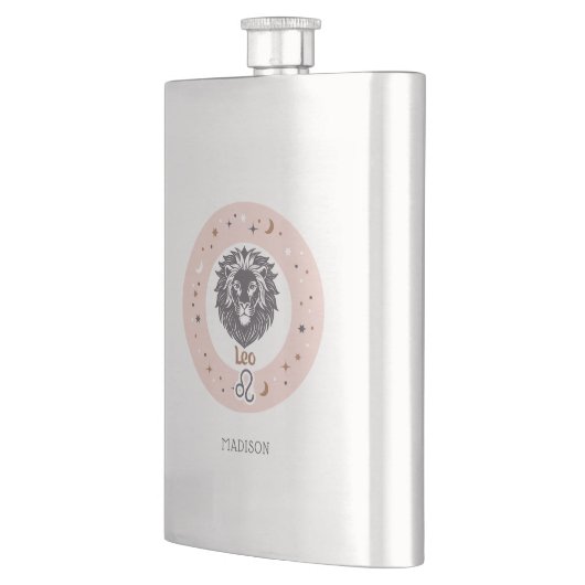 Aangepaste naam Dierenriem Teken Leo Flacon (Links)