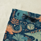 Aangepaste naam Dinosaurus Patroon Strandlaken (In situ)