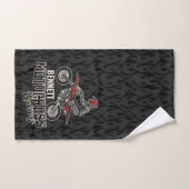 Aangepaste naam Dirt Bike Rider Motocross Racing Bad Handdoek (Handdoek)