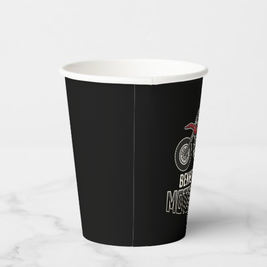 Aangepaste naam Dirt Bike Rider Motocross Racing Papieren Bekers (Rechts)