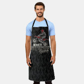 Aangepaste naam Dirt Bike Rider Motocross Racing Schort (Gedragen)