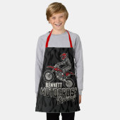 Aangepaste naam Dirt Bike Rider Motocross Racing Schort (Gedragen)