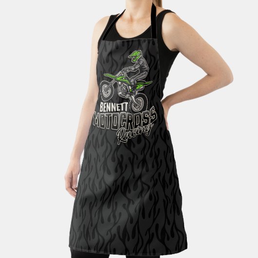 Aangepaste naam Dirt Bike Rider Motocross Racing Schort (Insitu)